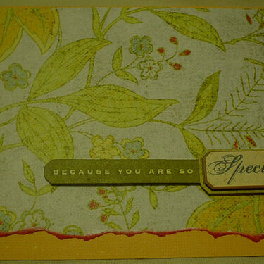 Because you are so special Card