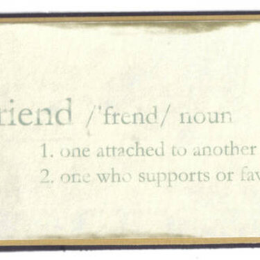 Friends Definition Tag