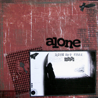 Alone does not mean lonely