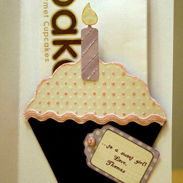 Happy Birthday Cupcake Card-Inside
