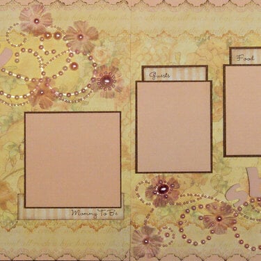 BABY SHOWER ~ 2 page layout