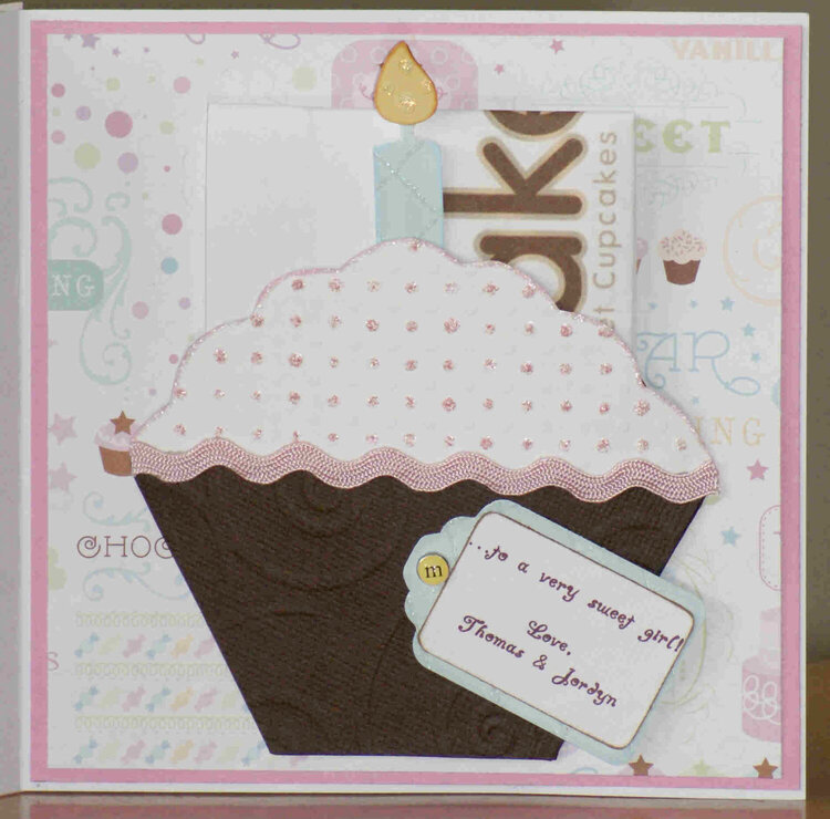 Happy Birthday *Cupcake Marci* Card - Inside