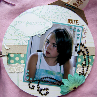 Happy Birthday Circle Scrapbook ~ Blessing right side