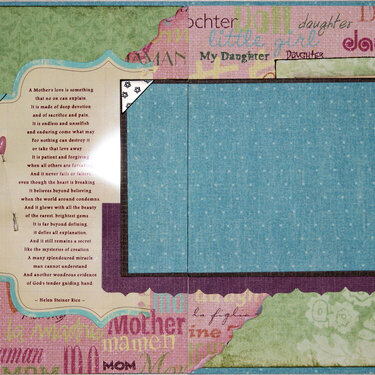 A MOTHER&#039;S LOVE ~ 2 PAGE LAYOUT