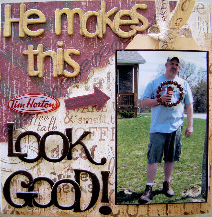 HE MAKES THIS TIM HORTON&#039;S LOOK GOOD!