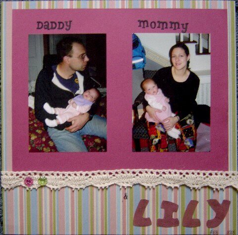 Daddy, Mommy, &amp;amp; Lily  Feb. 2005