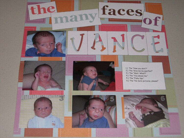 the many faces of vance