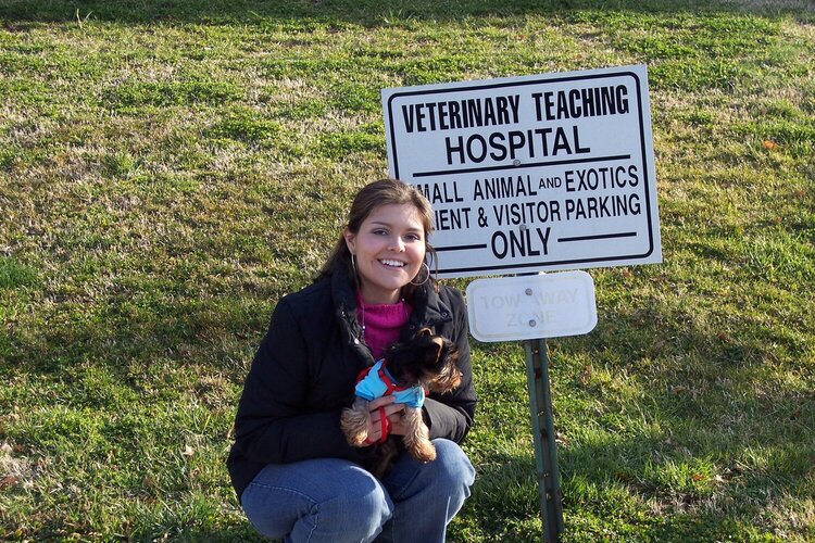 Me and Chato outside the UT teaching hospital