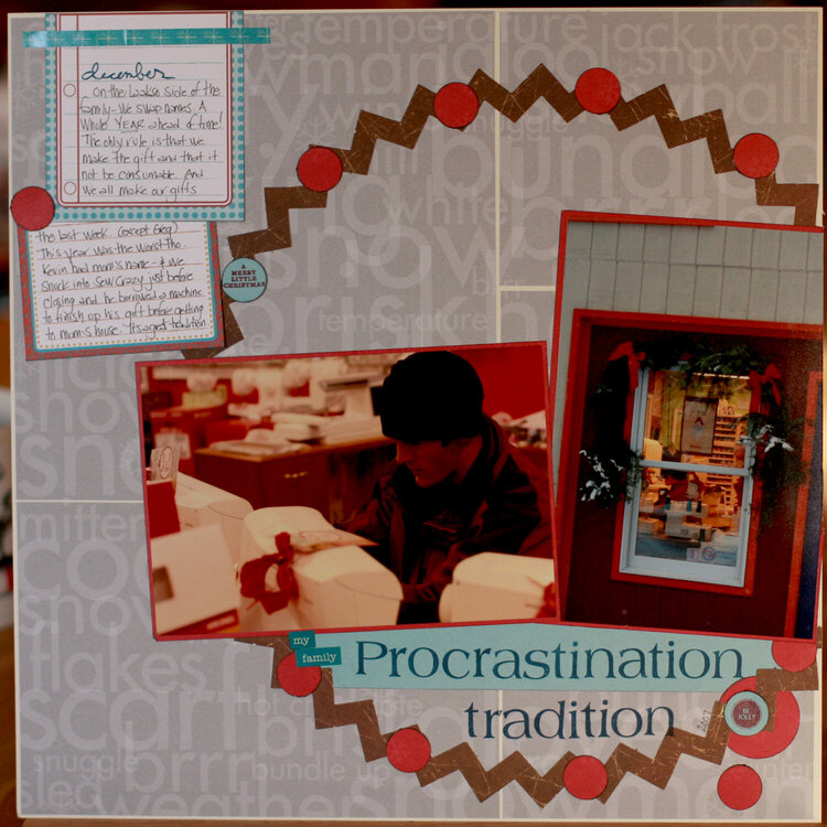 Procrastination Tradition
