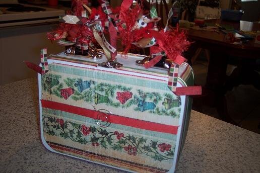 Altered Christmas Lunch box
