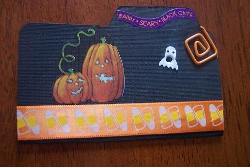 Halloween File folder for I made for TJCraftywitch&#039;s Handmade holiday swap