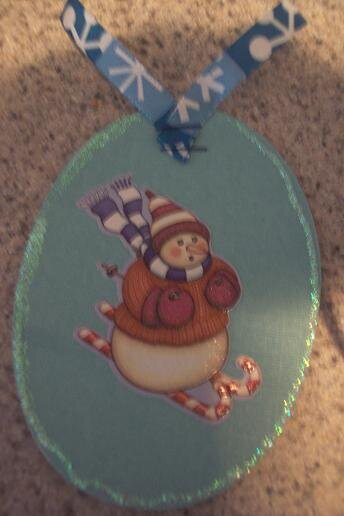 Oval winter tag for Shape Swap