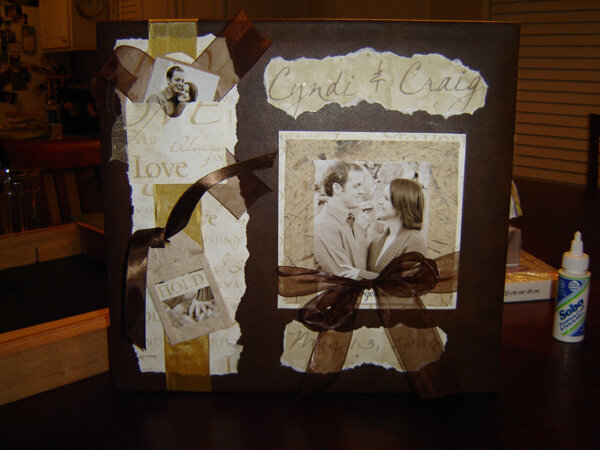 craig and cyndy&#039;s guest book cover