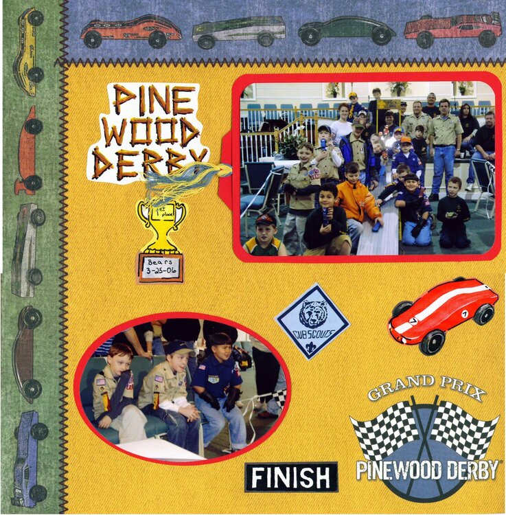 2006 Pack Pinewood Derby race