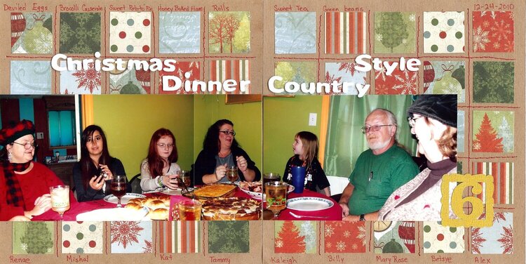 Christmas Dinner Country Style