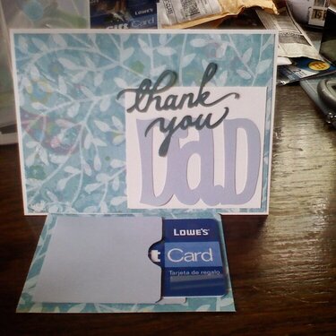 Father&#039;s Day Card with Gift Card