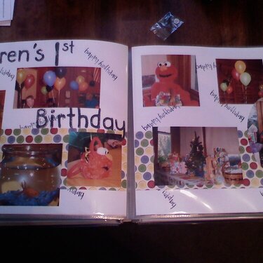 Lauren&#039;s 1st Bday pg 1&amp;2