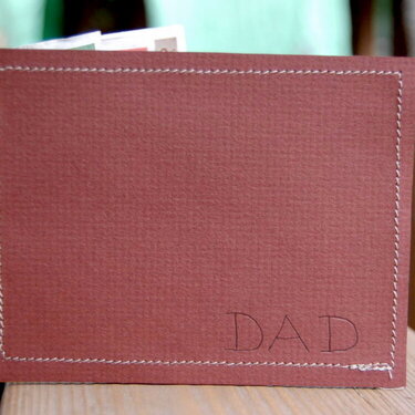 Father&#039;s Day Wallet {Front}