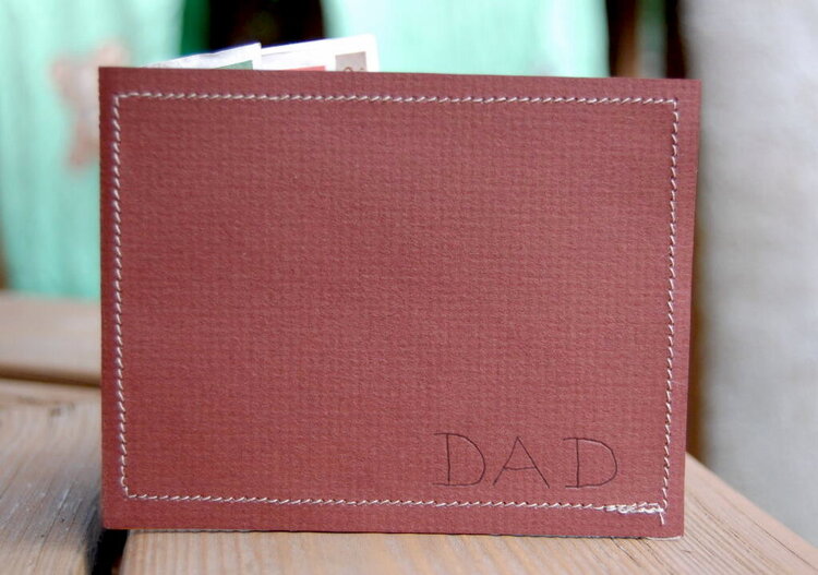 Father&#039;s Day Wallet {Front}