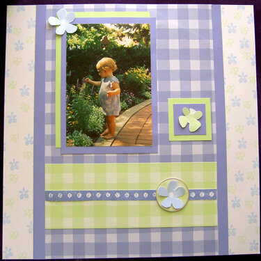 Little Girls are Heaven's Flowers! (left)