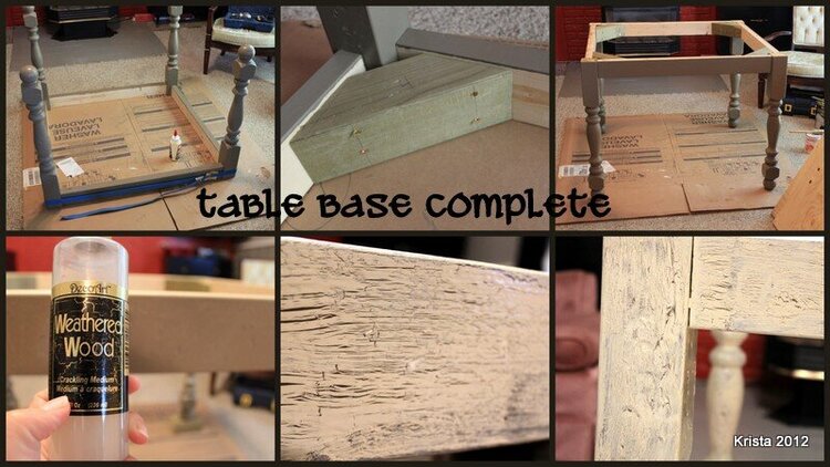 POD #11 - Completed table base