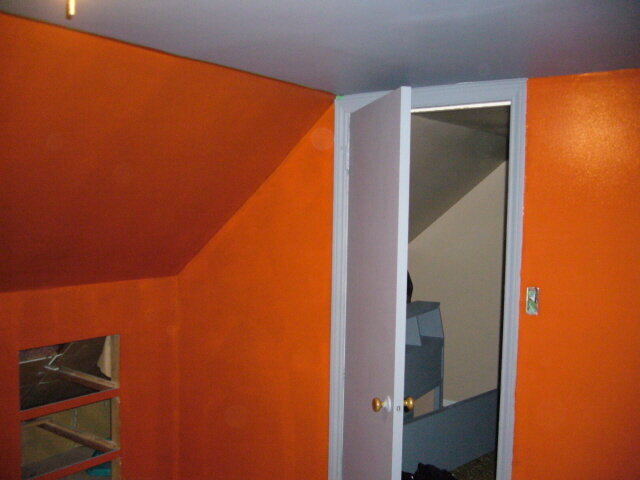 August 13 - Second coat of color