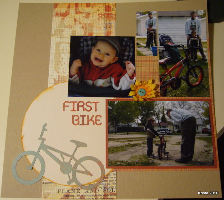 First Bike - page one
