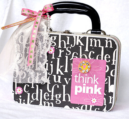 Think Pink Altered Lunchbox