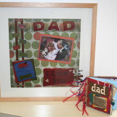 Fathers Day Page in Frame with Bonus Album