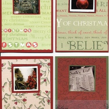 Assorted simple Christmas cards