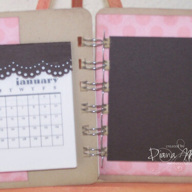 Mini Coaster Calendar and frame