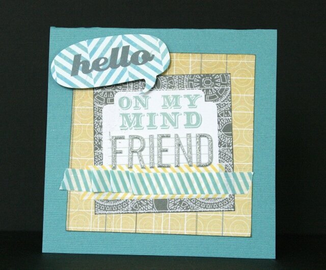 Hello Friend card
