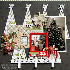 Ho Ho Ho Christmas Tree **Simple Stories DT**