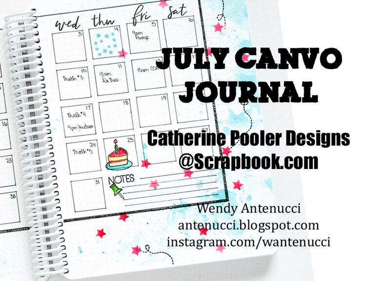 July Canvo Bullet Journal