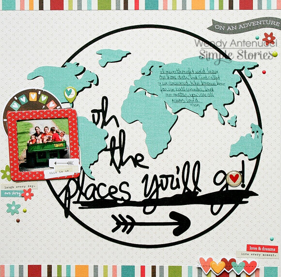 Oh the Places You&#039;ll Go **Simple Stories DT**