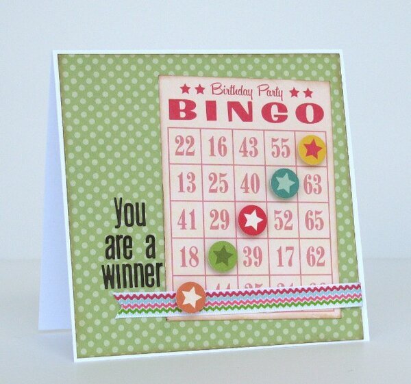 Bingo Card - You are a Winner