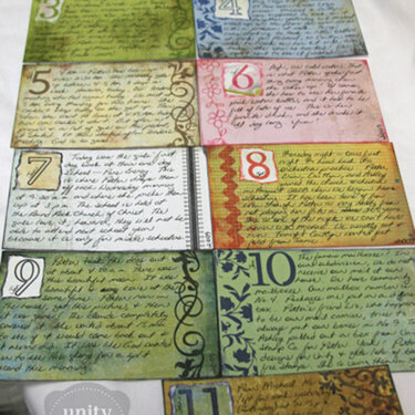 Project 365 Journaling Cards