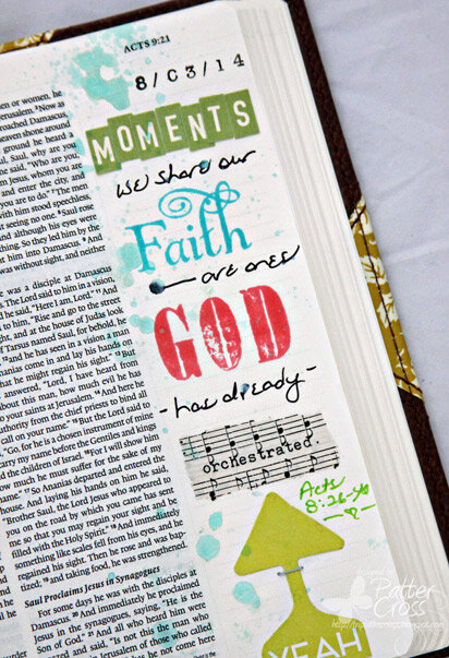 Journaling Bible First Entry