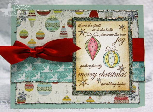 Colorful Ornaments {Memory Box}