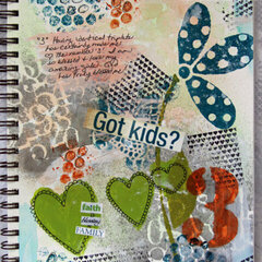Got Kids? Art Journaling Page