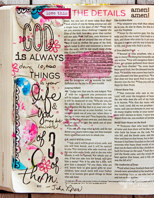 Glory {Art 2016} Scripture Challenge #3, The Details