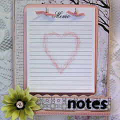 Love Note Memo Board