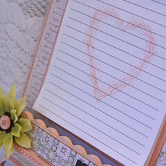 Love Note Memo Board Close-Up