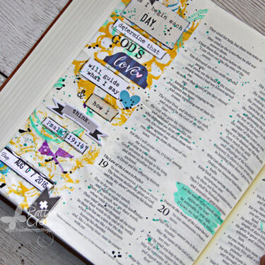 Journaling {Bible} Psalm 19:14 and a Deli Paper Tutorial