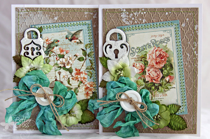 Cards: A Rose Pair {Blue Fern Studios}