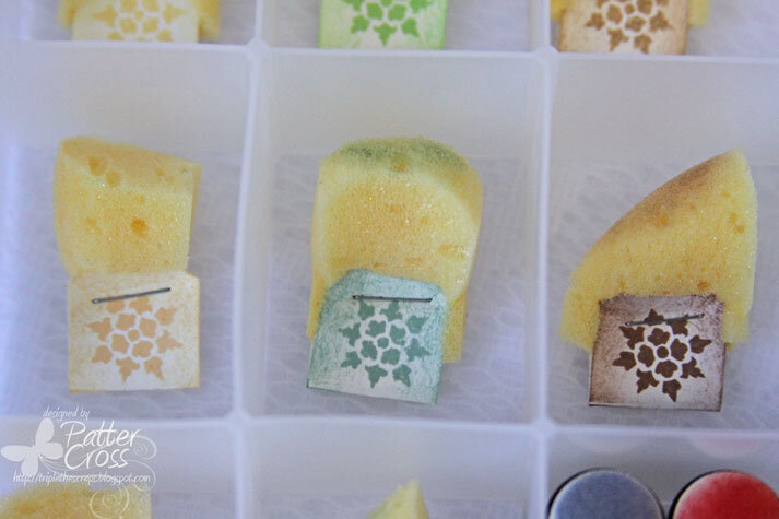 Sponge &amp; Dauber Organization {Close-Up}