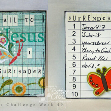 Scripture Challenge Week 49, Surrender