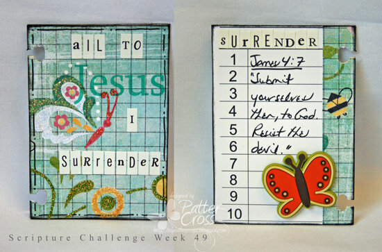 Scripture Challenge Week 49, Surrender