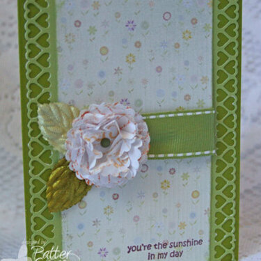 You&#039;re the Sunshine (Paper Flower Tutorial Card)