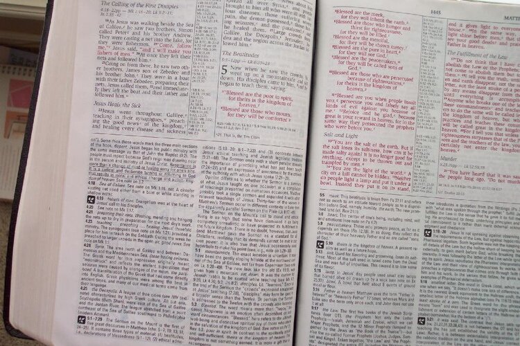 my open bible